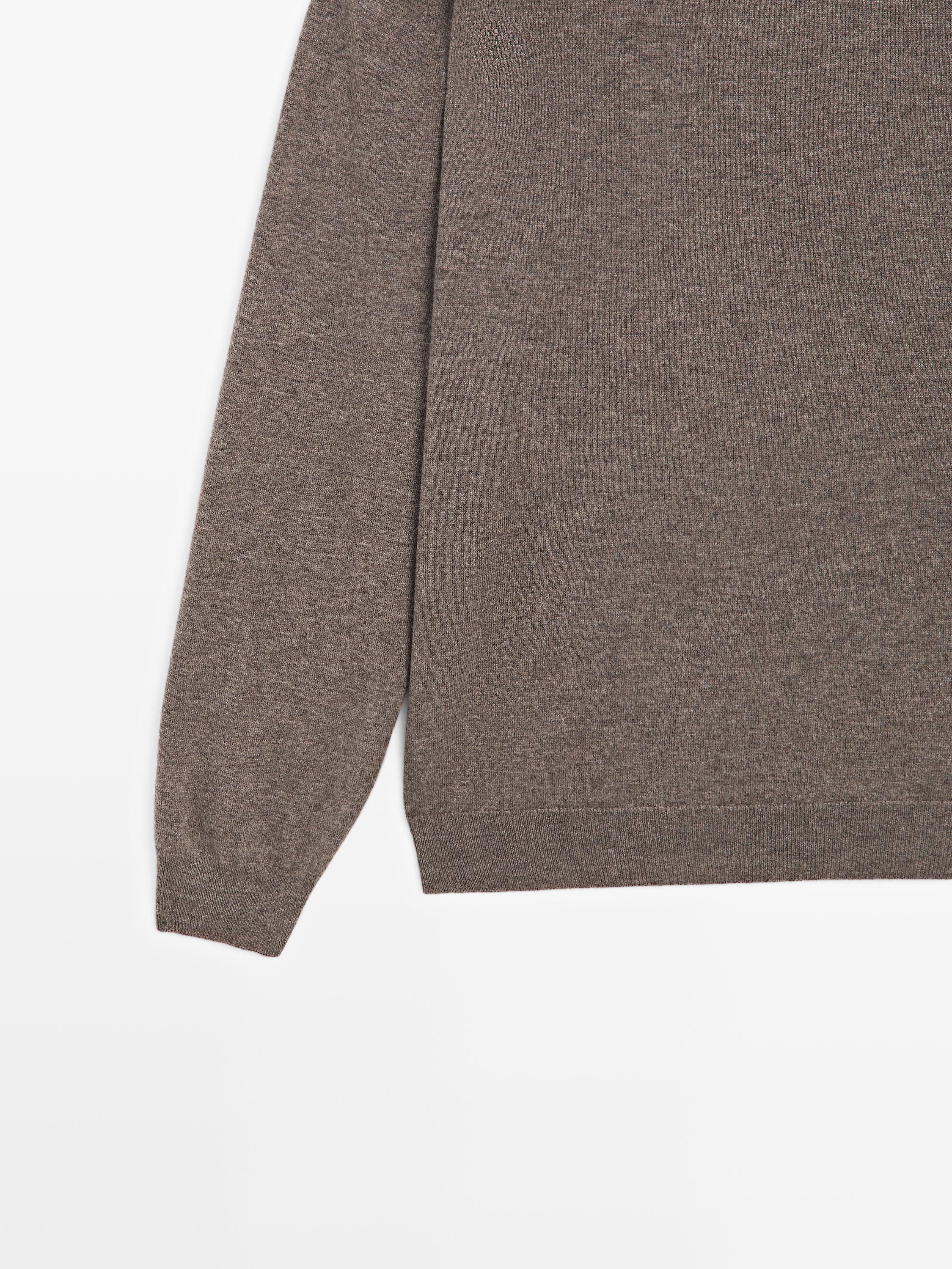 Pull en maille 100 % cachemire à col rond - LIMITED